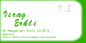 virag erkli business card